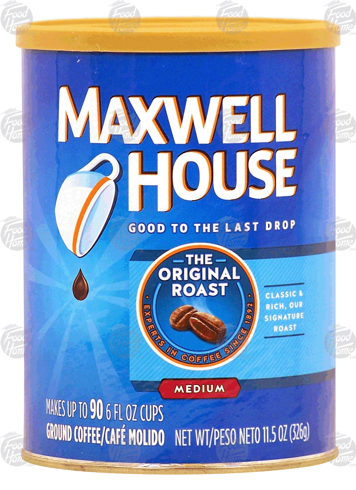 Maxwell House The Original Roast ground coffee, medium, makes up to 90 6-fl. oz. cups Full-Size Picture